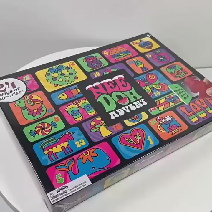 Unboxing the mini squishy advent calendar