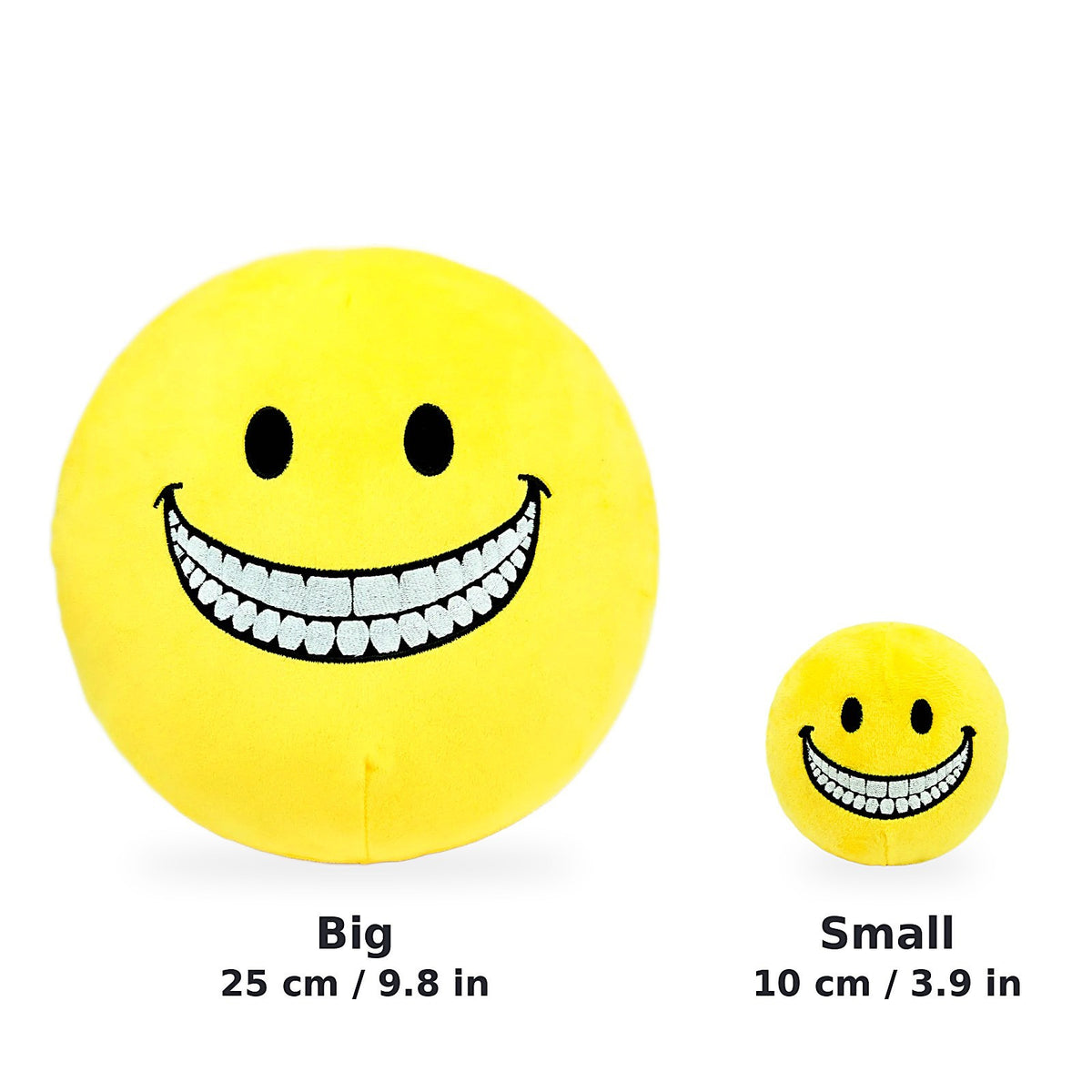 Small Smiley Face Plush, 4in