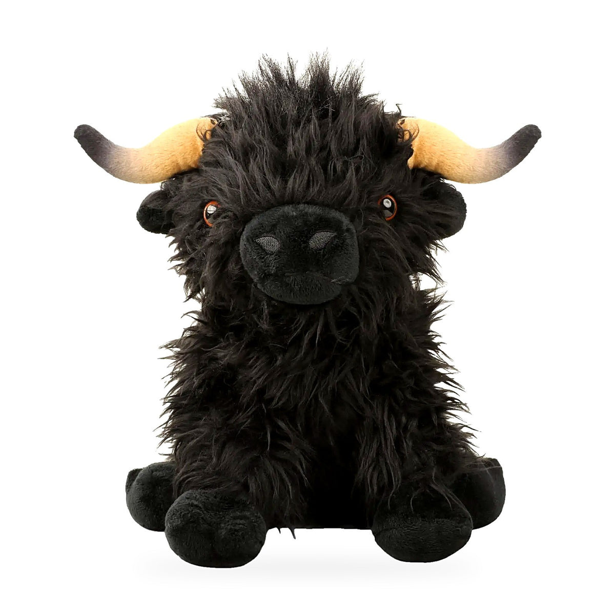 Highland Cow Plush, 10in - Black