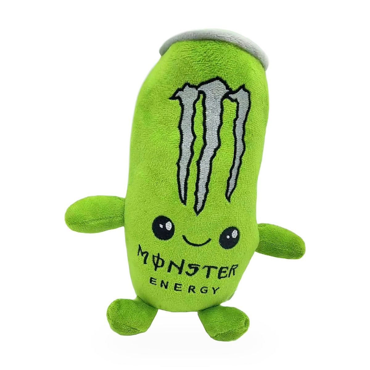 Energy Drink Can Plush Pillow, 8.7in - Monster Green