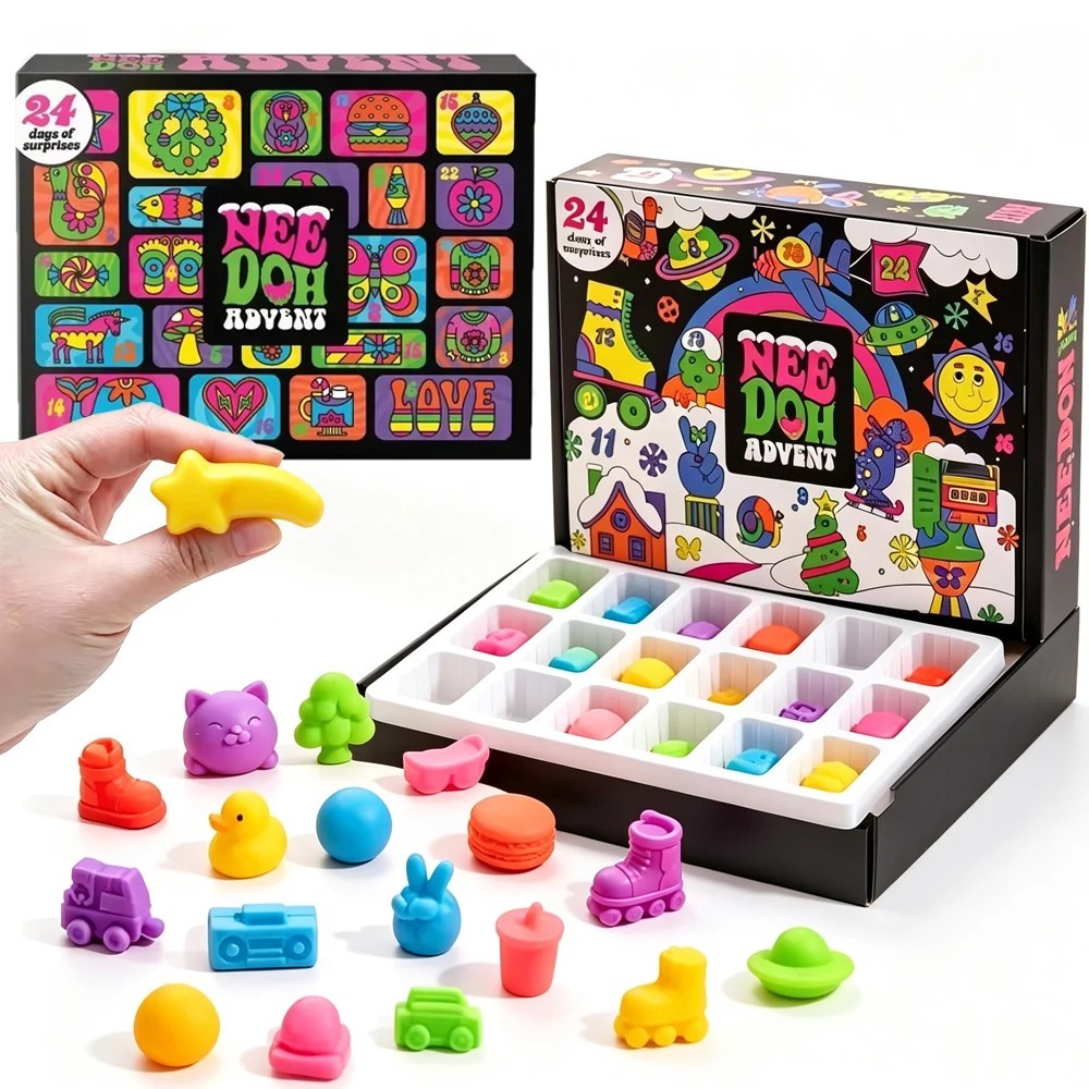 Mini Squishy Advent Calendar 2026, 24 Day