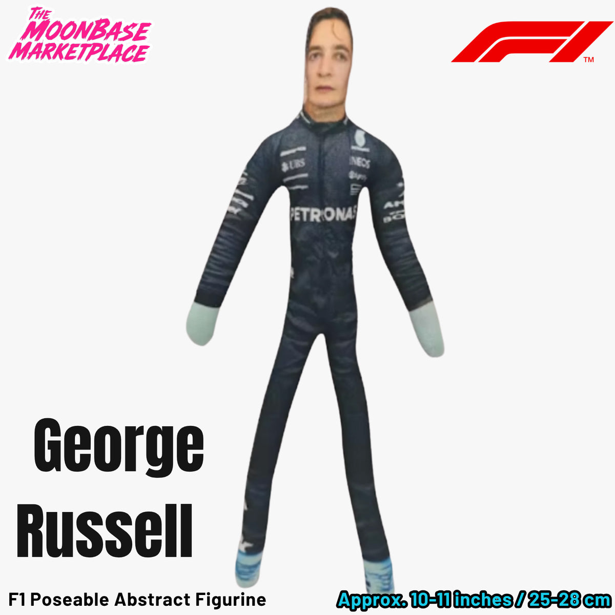 Poseable Racing Driver Plush Doll