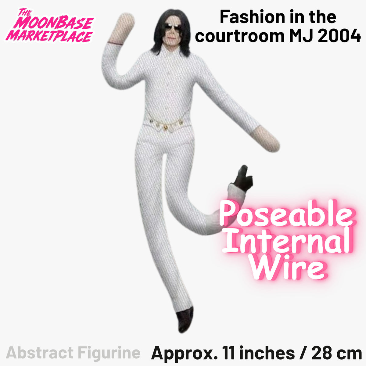 Michael Jackson Bendy Plush Doll Pack (6)