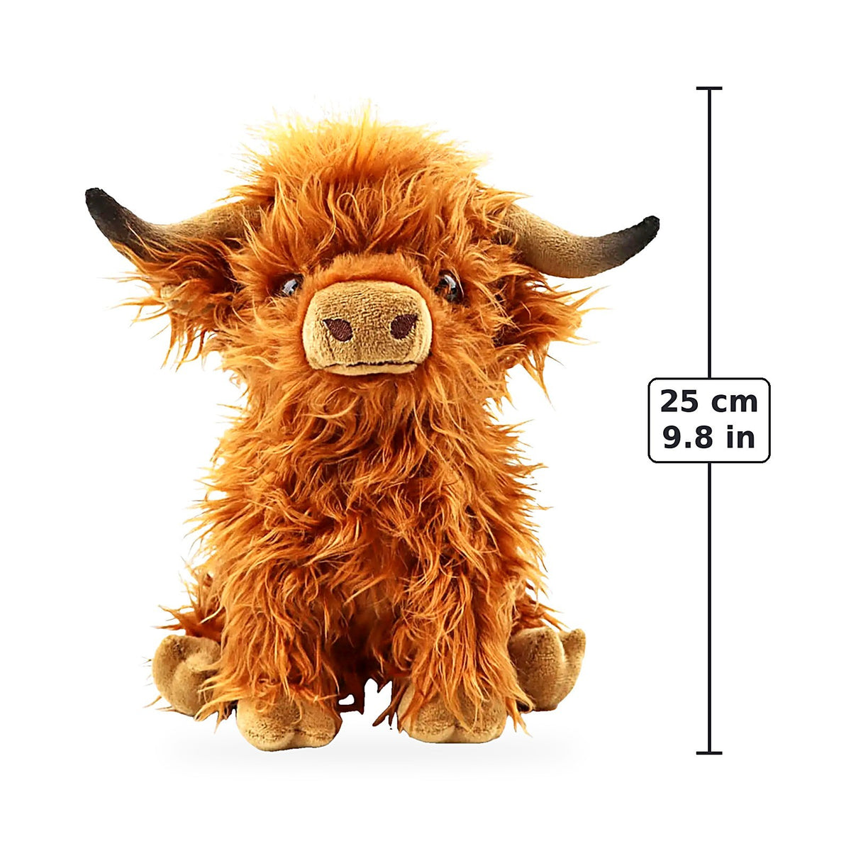 Highland Cow Plush, 10in