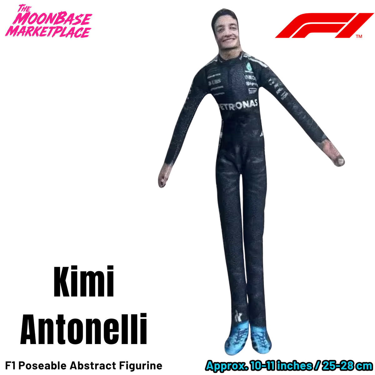 Poseable Racing Driver Plush Doll - Kimi Antonelli - ALT