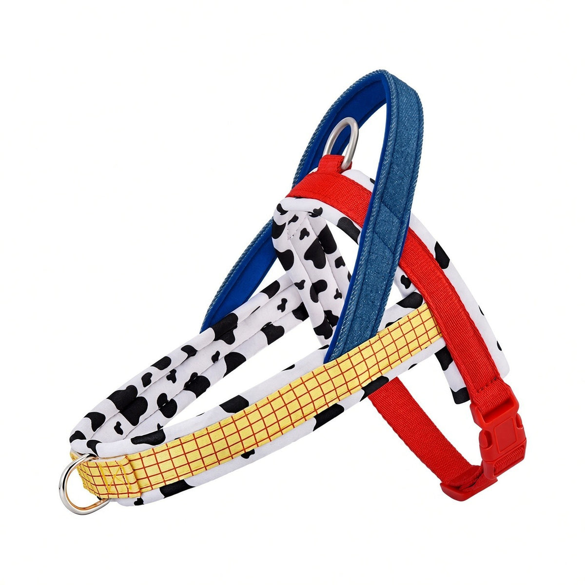 No-Pull Dog Harness, Front Clip, Reflective and Padded - Cowboy