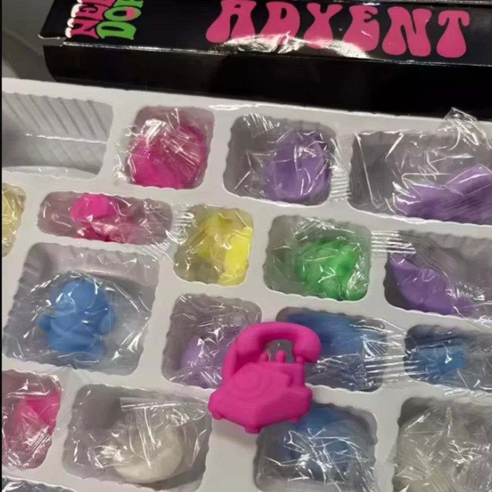 Mini Squishy Advent Calendar 2026, 24 Day