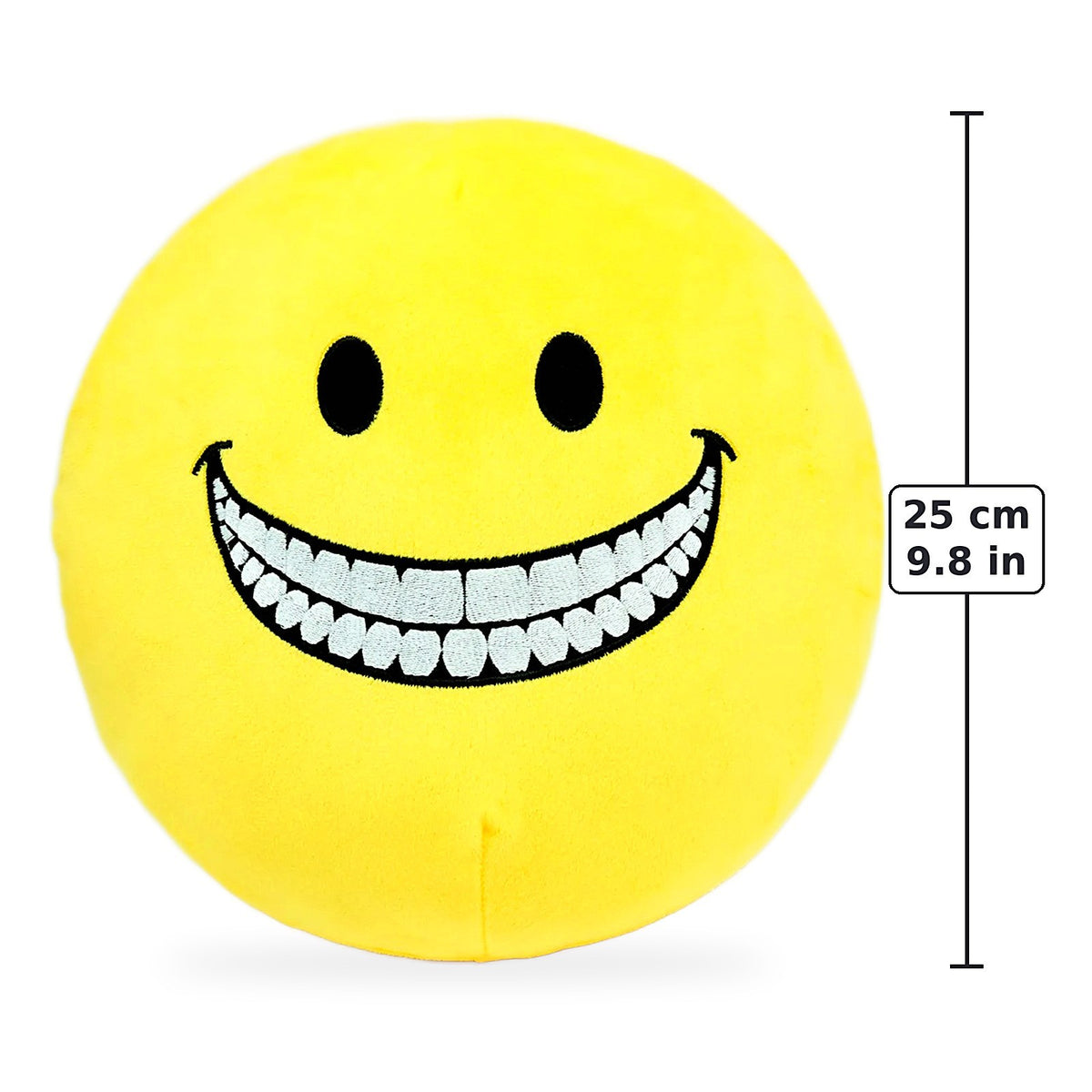 Big smiley face plush pillow